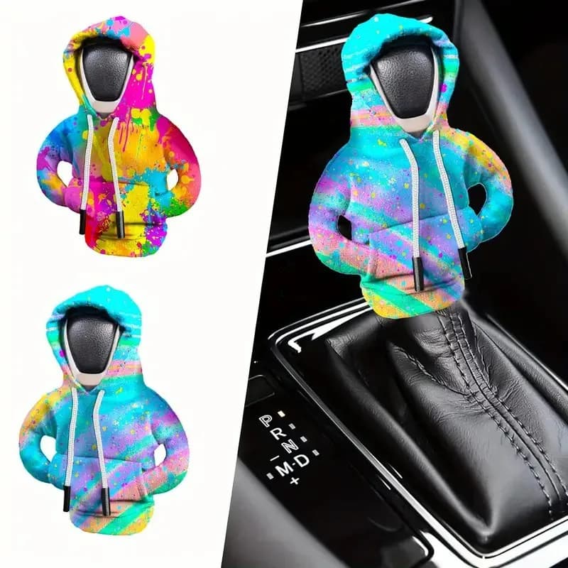 Decorazione con cappuccio per cambio auto Divertente copertura per cambio mini copertura universale per pomello del cambio per accessori interni per auto regalo