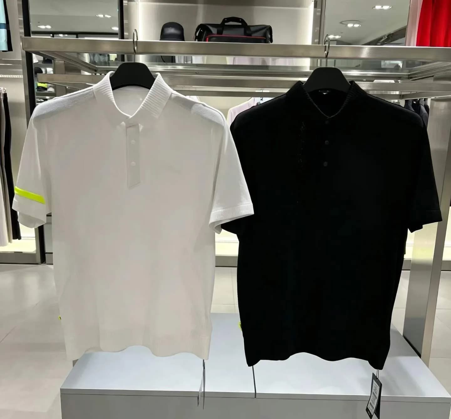 2026 New Korean Style Men Golf Polo Shirt Summer Breathable KnittedLapel T-shirt Casual Sports Slim Fit Fashion Daily Wear Tops