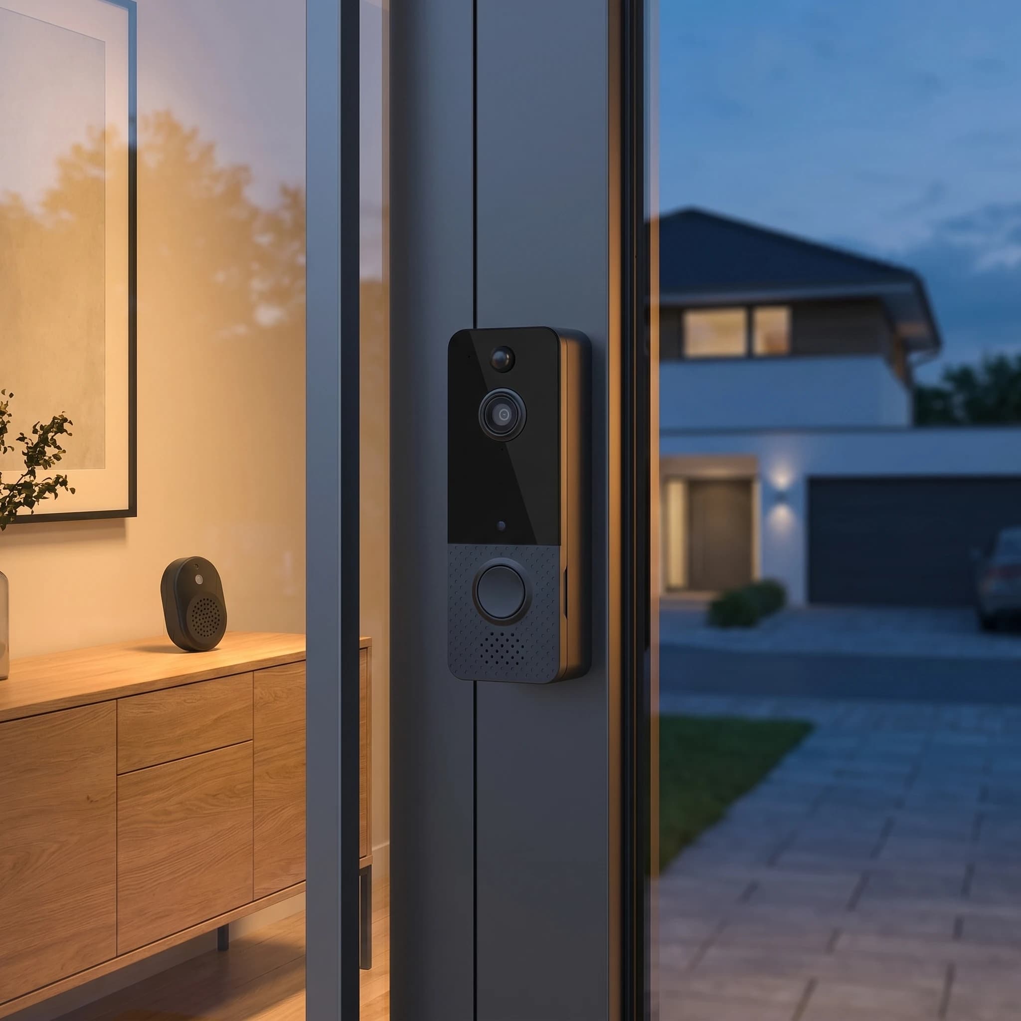 Campanello Video WiFi di Facile Installazione per Sicurezza Domestica, Campanello Wireless per Casa, Campanello WiFi
