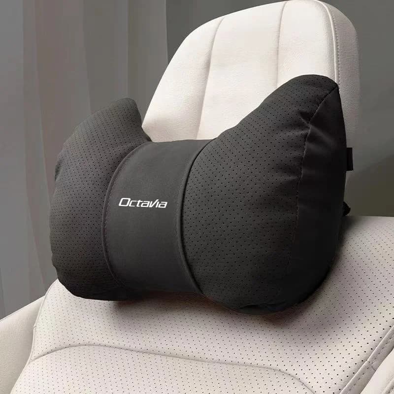 For Skoda Octavia Car Headrest Neck Support Seat Lumbar Cushion Soft Neck Pillow Automobile interior Accessories