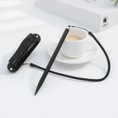 Penna Stilo Resistiva in Metallo con Cordino per Tablet, Telefoni, Disegno, Schizzi e Penne per Auto