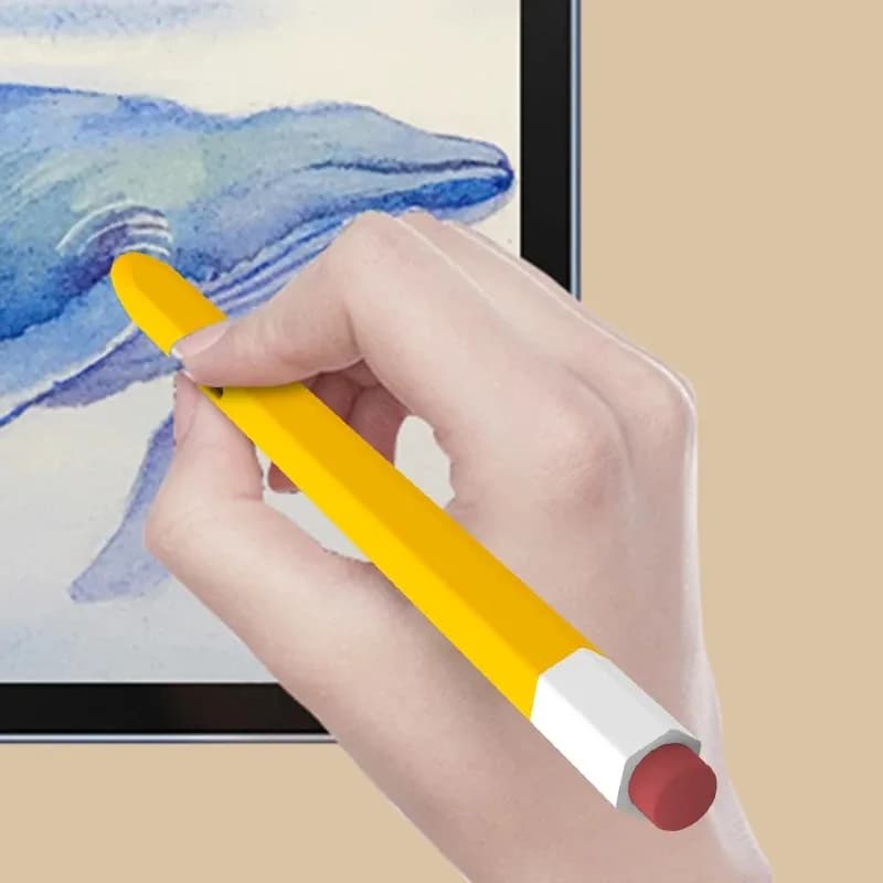 Custodia in silicone per tablet Touch Stylus Pen Cover tinta unita per Samsung Galaxy Tab S6 Lite S7 FE S8 Ultra S9 Plus