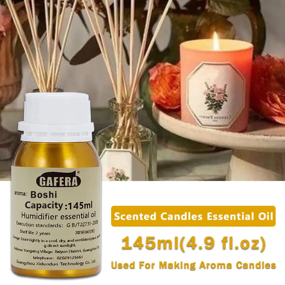 GAFERA 145ml (4.9 fl.oz) Boshi/Ritz-Carlton Essential Oil - For Making Aromatherapy Candles & Making Handmade Soap & Humidifier