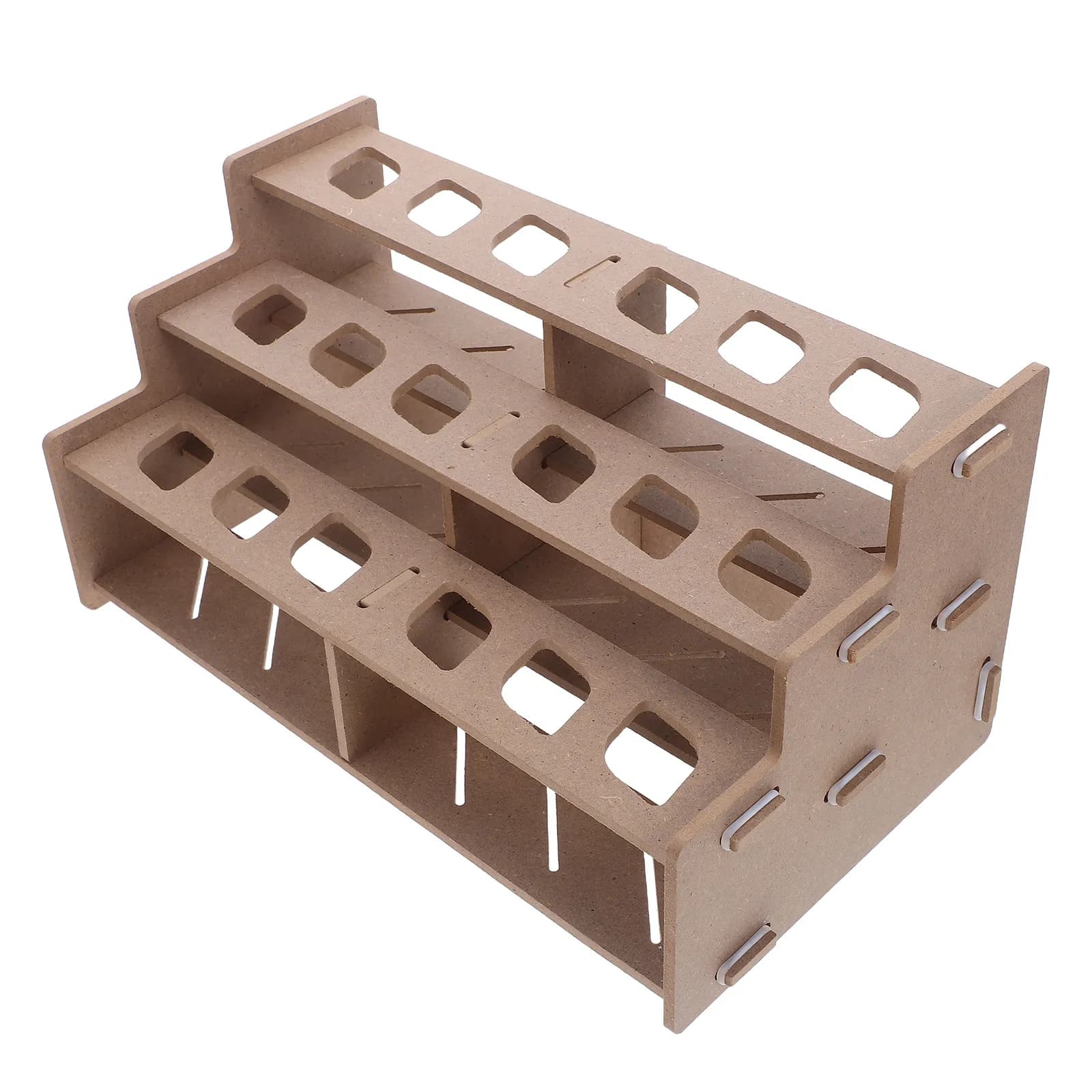 Paint Tube Organizer Rack Desktop Sturdy Multi-Level Structure for Paints Brushes Watercolor Gouache Oil 50-100Ml Bottles Art