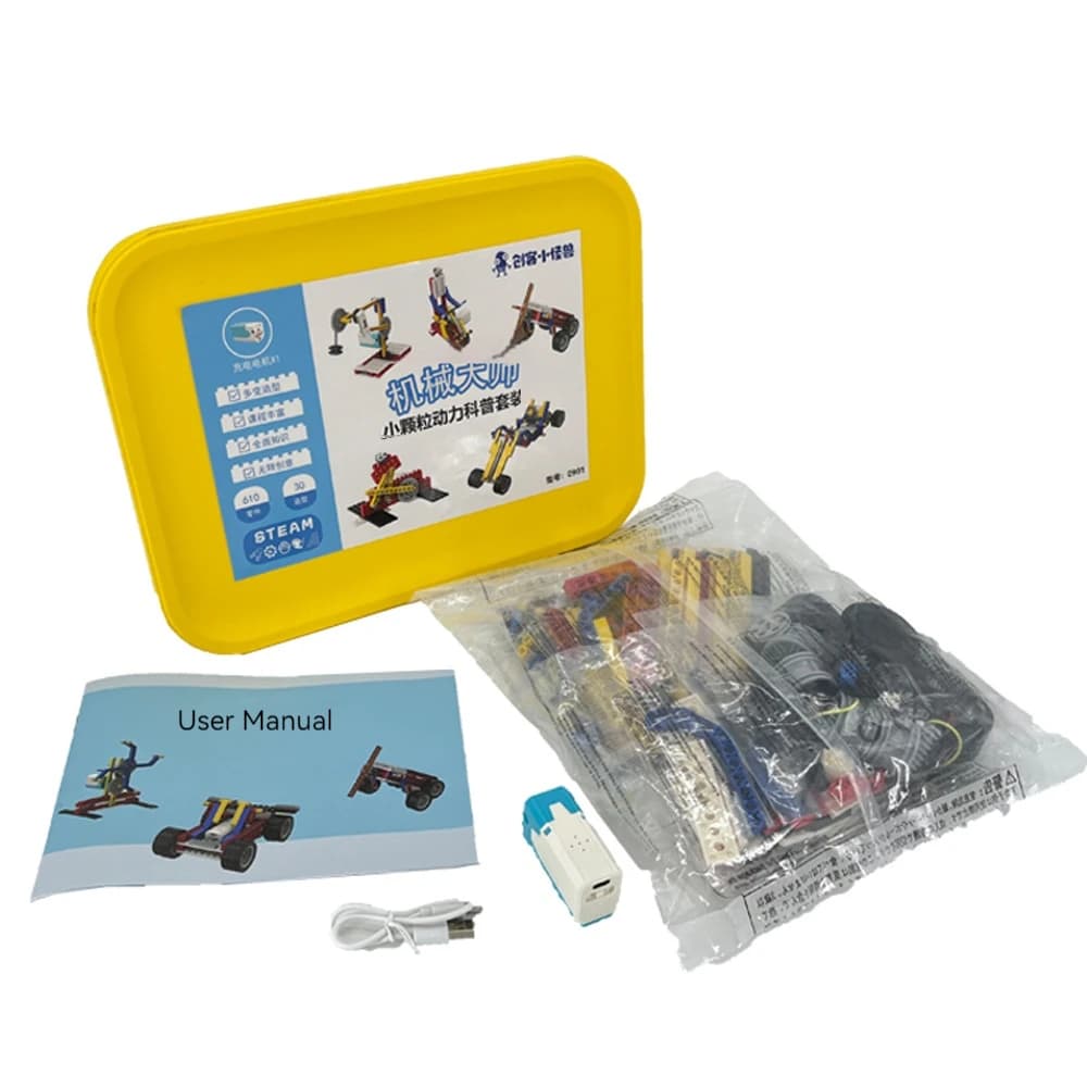 Giocattoli da costruzione Semplificati 9686 Parti tecniche Multi tecnologia MOC Brick Educational School Learning Motore ricaricabile
