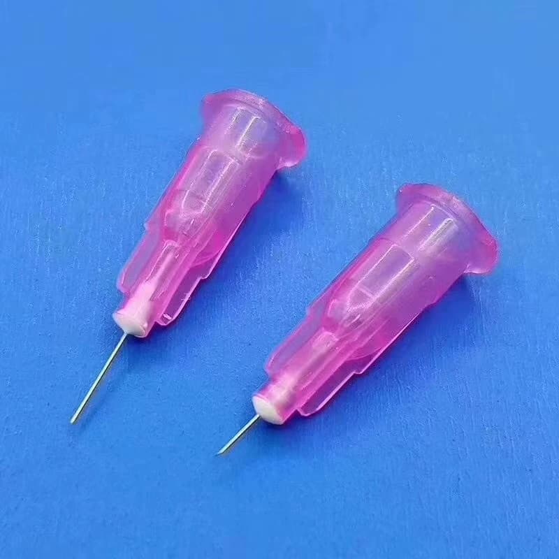 32G 4mm 6mm Piercing ad ago siringa trasparente colla per iniezione tappo a punta trasparente per ago per iniezione farmaceutica