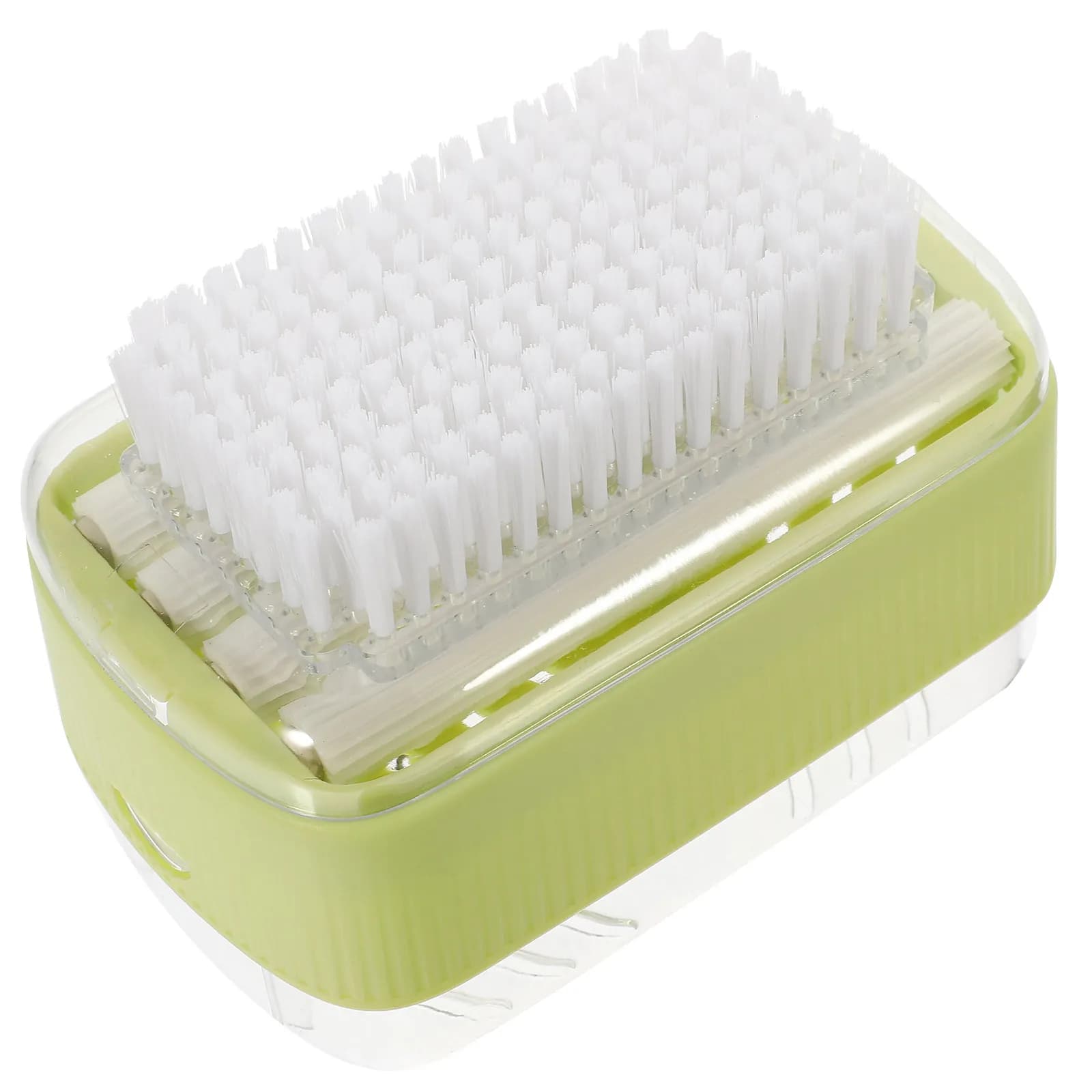 Schiumogeno soap dish with roller brush, Contactless travel soap container, Anti-slip with Drenaggio Goffrato