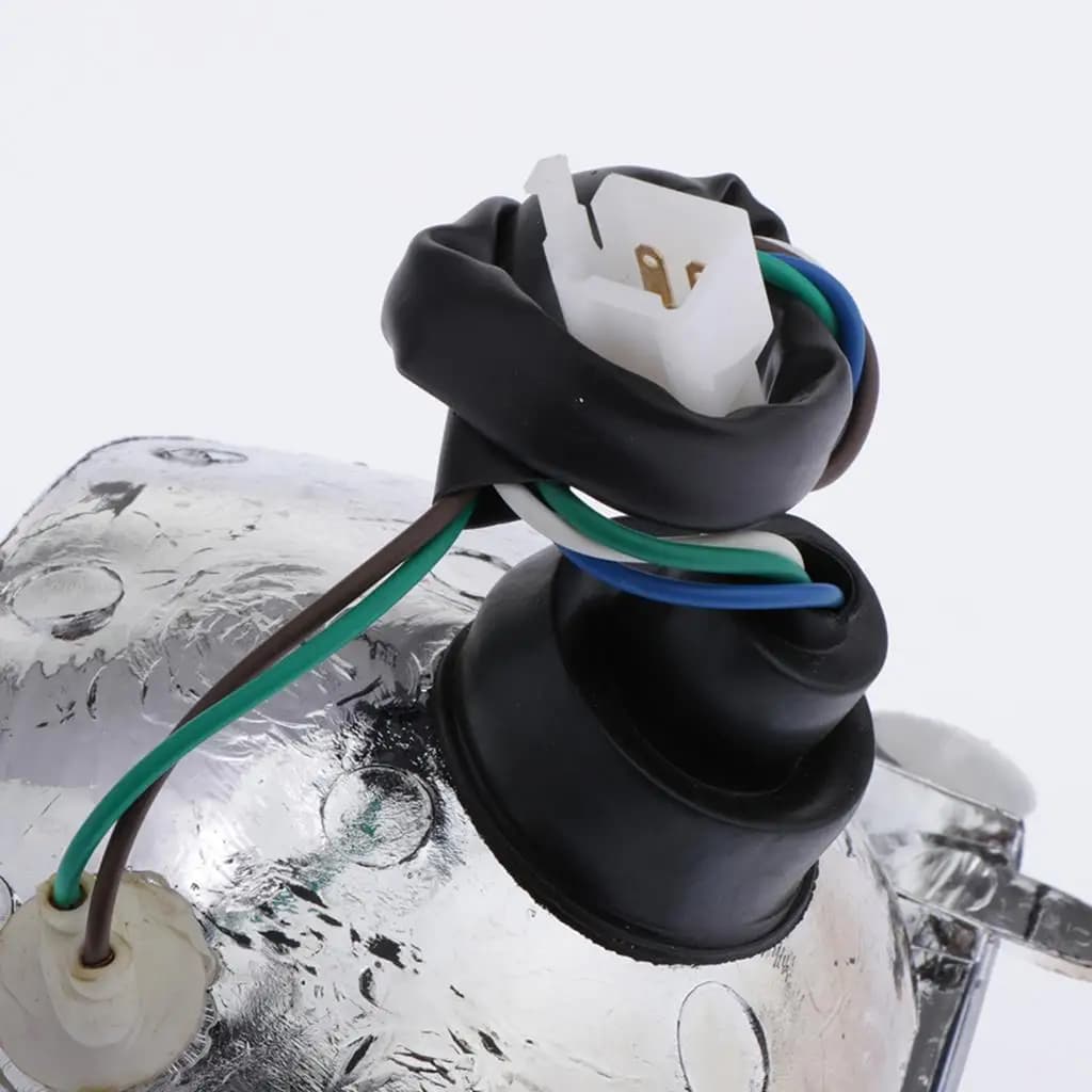 Front Motorcycle Headlight High Performance Plastic Headlamp for Electric ATV Dirt Bike 50cc 70cc 110cc