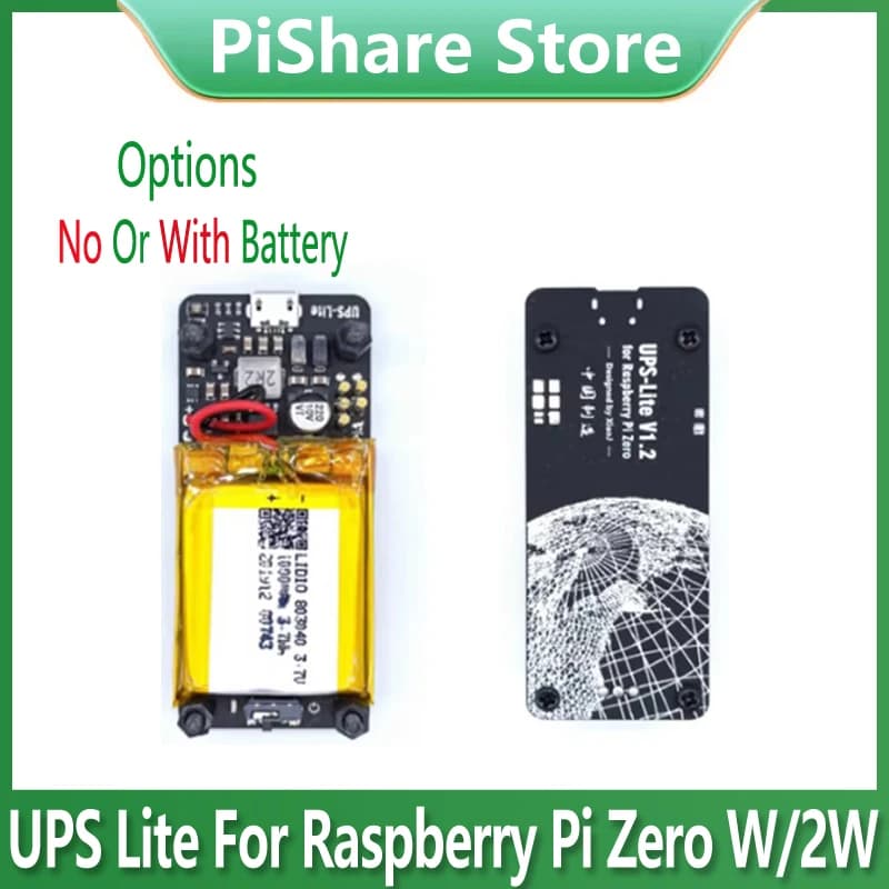 Raspberry Pi Zero UPS Lite Power Supply Card i2c Battery MAX17040G Indicator Also For Zero W/2W