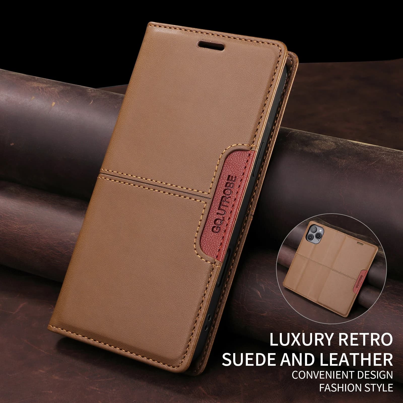 Custodia di Lusso in Pelle RFID a Libro per OPPO A5 Pro 5G 4G 2025, Cover Flip per Telefono OPPO A5X A 5 X A5Pro, Custodia a Portafoglio Magnetica