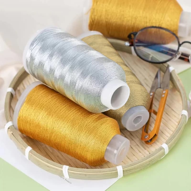 0.2/0.4/0.6/0.8/1.0mm Oro/Argento Filo di Nylon Cavi Corda Macrame Cavo Per Nappe FAI DA TE Che Borda Shamballa Braccialetto intrecciato stringa
