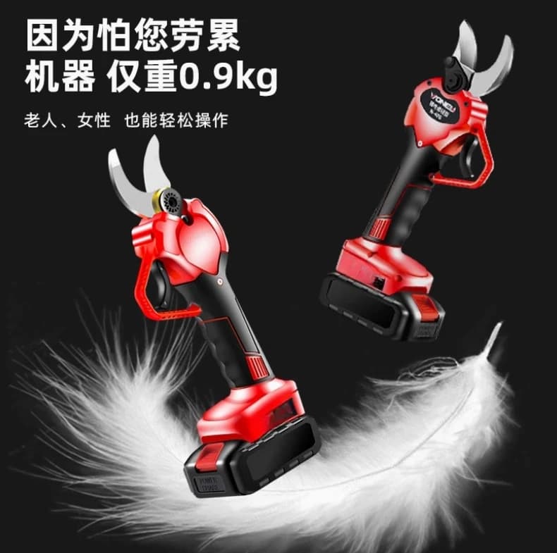 Powerful and Wireless Rechargeable Garden Scissors | Brand Wanniu for Powering Fruit Trees and Heavy Coppers