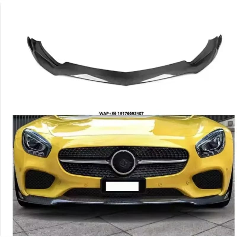 OEM Carbon Fiber Bodykit Automotive Part Front Bumper Lip Diffuser Spoiler Splitter for GT GTS C190 Ver2