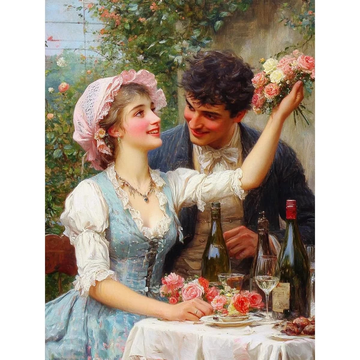 Young Couple 500/1000/1200/2000 PCS Jigsaw Puzzles Family Activity Relaxing Games for Living Room Home Decor Gift