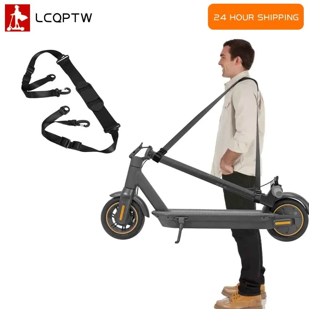 Tracolla per scooter 1PC per Xiaomi per scooter elettrico Ninebot G30 tracolla regolabile per trasporto parte della cinghia da polso