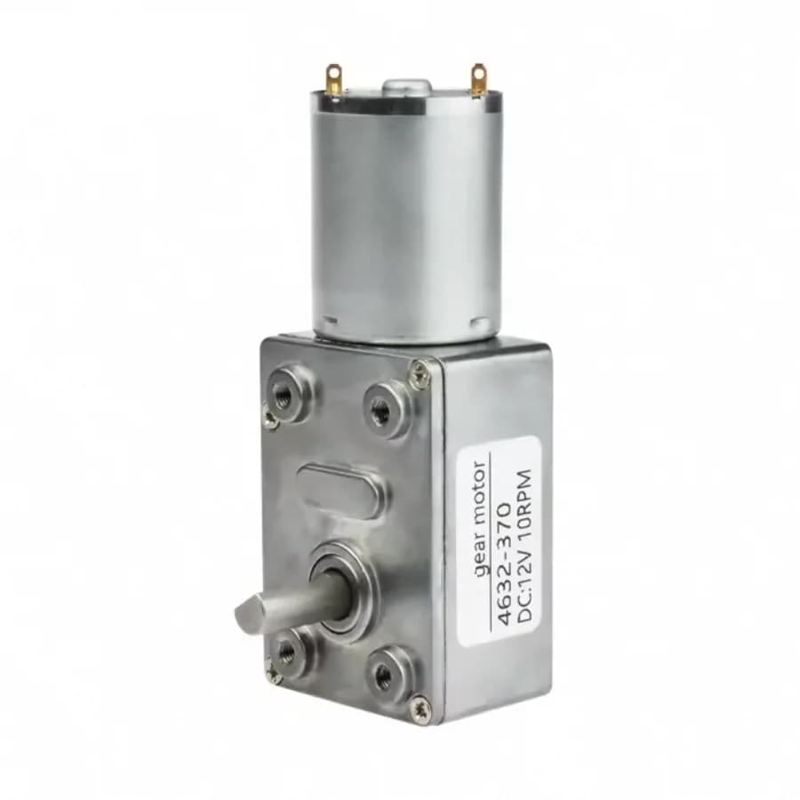 JGY370 JGY-370 1-210 RPM 12 V 24 V con encoder Mini elettrico 6 V cambio da 90 gradi ad angolo retto 12 V DC Motoriduttore a vite senza fine