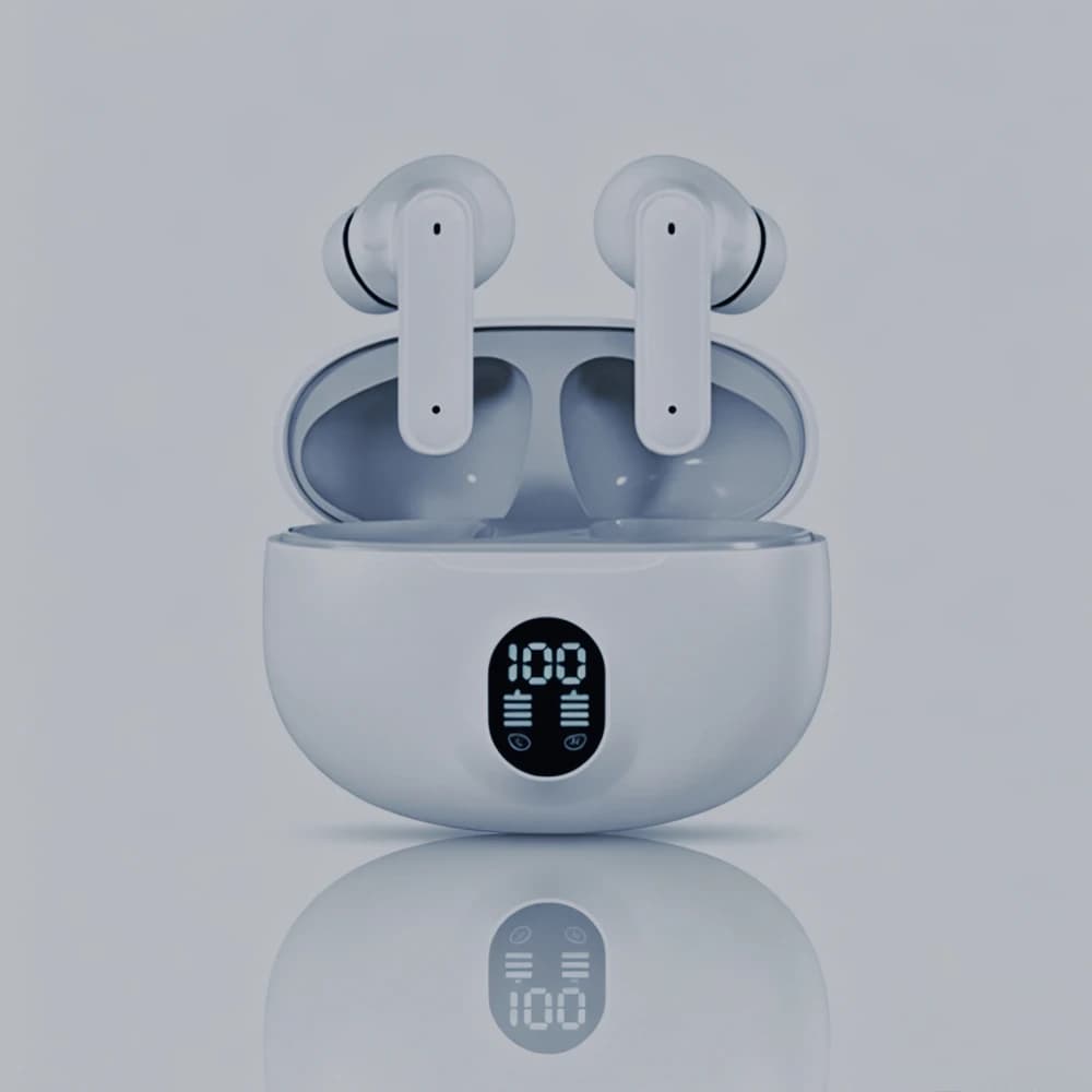 Mini Wireless Bluetooth Headphones Noise Isolation Large Battery for Extended Playtime Ideal for Calls Daily Built-in HD Mic