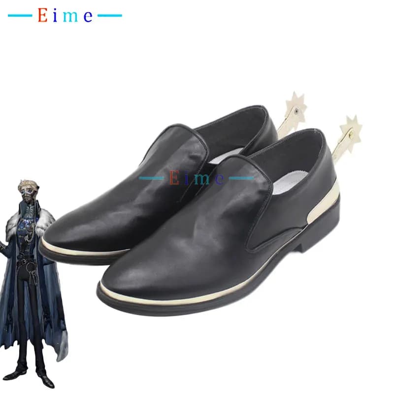 Scarpe cosplay eremita Identity V Warden Puntelli cosplay Stivali di carnevale di Halloween Scarpe in PU su misura