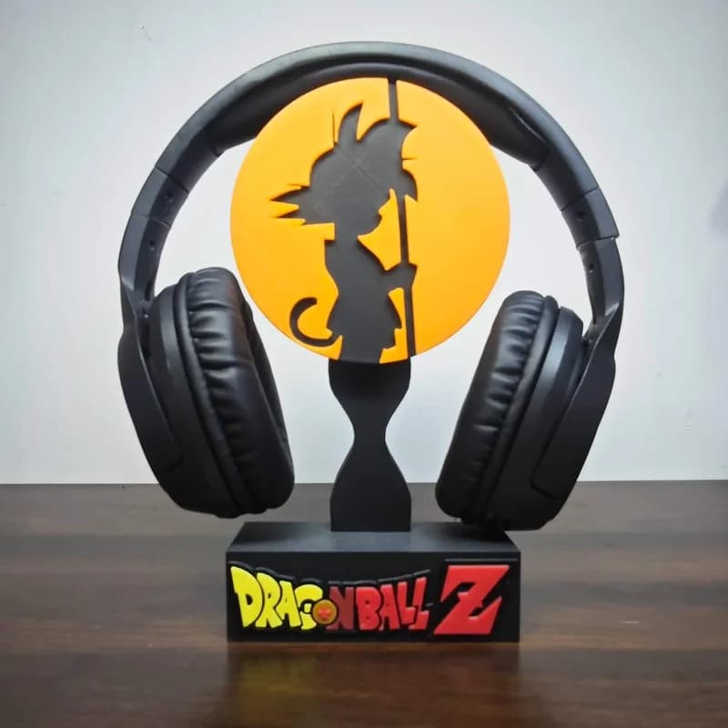 Anime Dragon Ball Z Figura Goku Ps5 Controller di gioco Supporto per cuffie creative Staffa Ornamenti da tavolo Regali giocattolo Staffa per maniglia