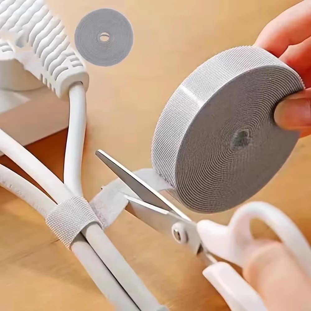 1/2/4 pezzi cinturino in velcro organizer per cavi fascette riutilizzabili rimovibili multiuso filo mouse gestione cavi fascette protezione