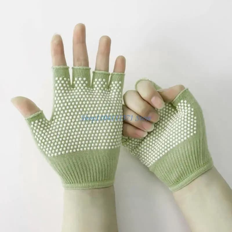 P9FC 1 pair gym gloves weight lifting gloves for women silicones anti slip training glove to five i