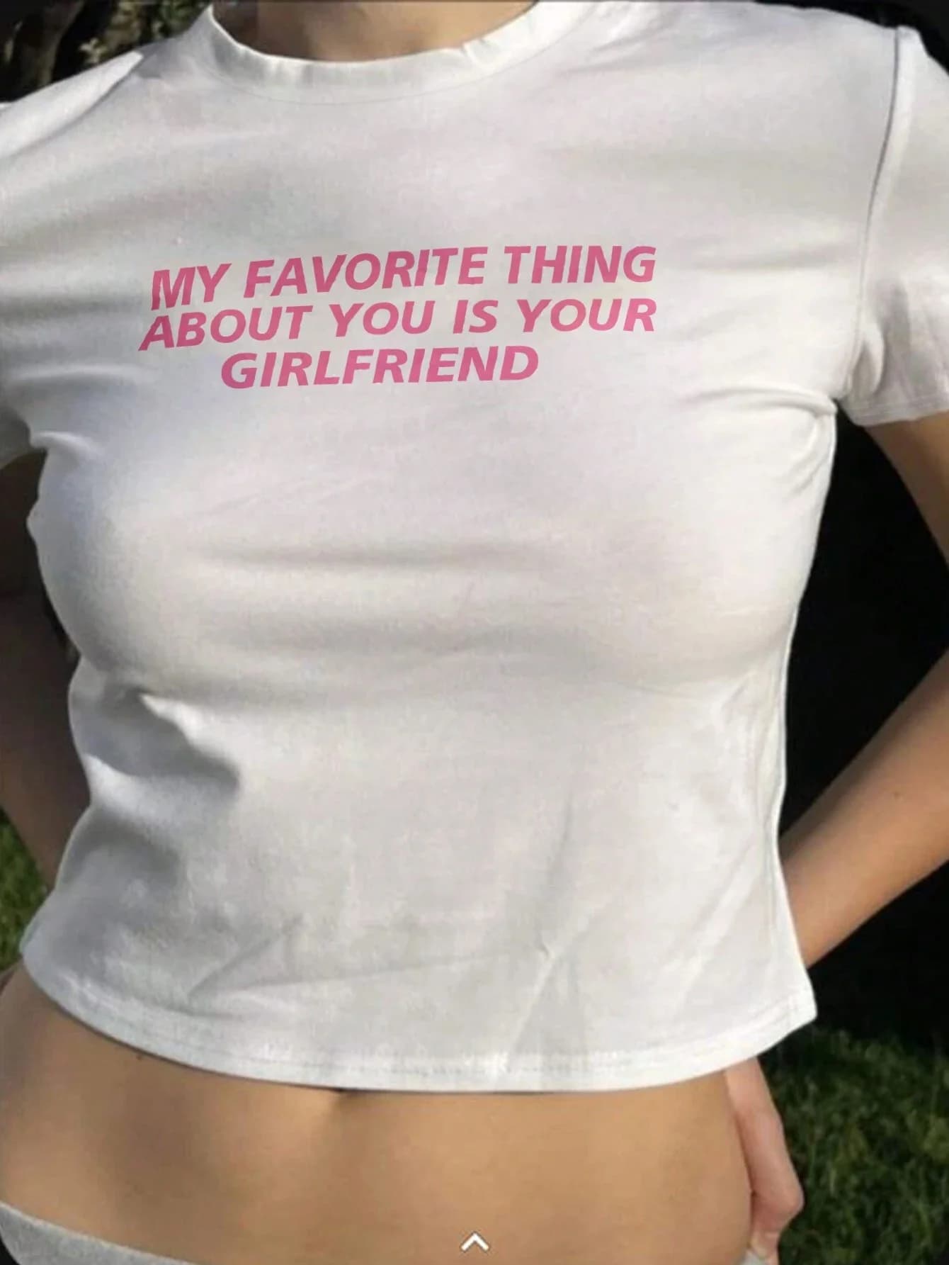 T-shirt con stampa di lettere Y2K manica corta girocollo top casual per abbigliamento da donna estivo e primaverile camicia sexy corta