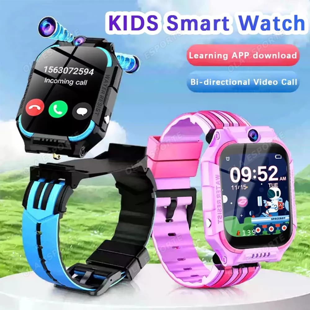 5G Bambini Smart Watch SOS Posizione GPS Sim Card Chiamata Bambino SmartWatch Fotocamera Videochiamata Orologio impermeabile Ragazzi Ragazze Regalo per bambini