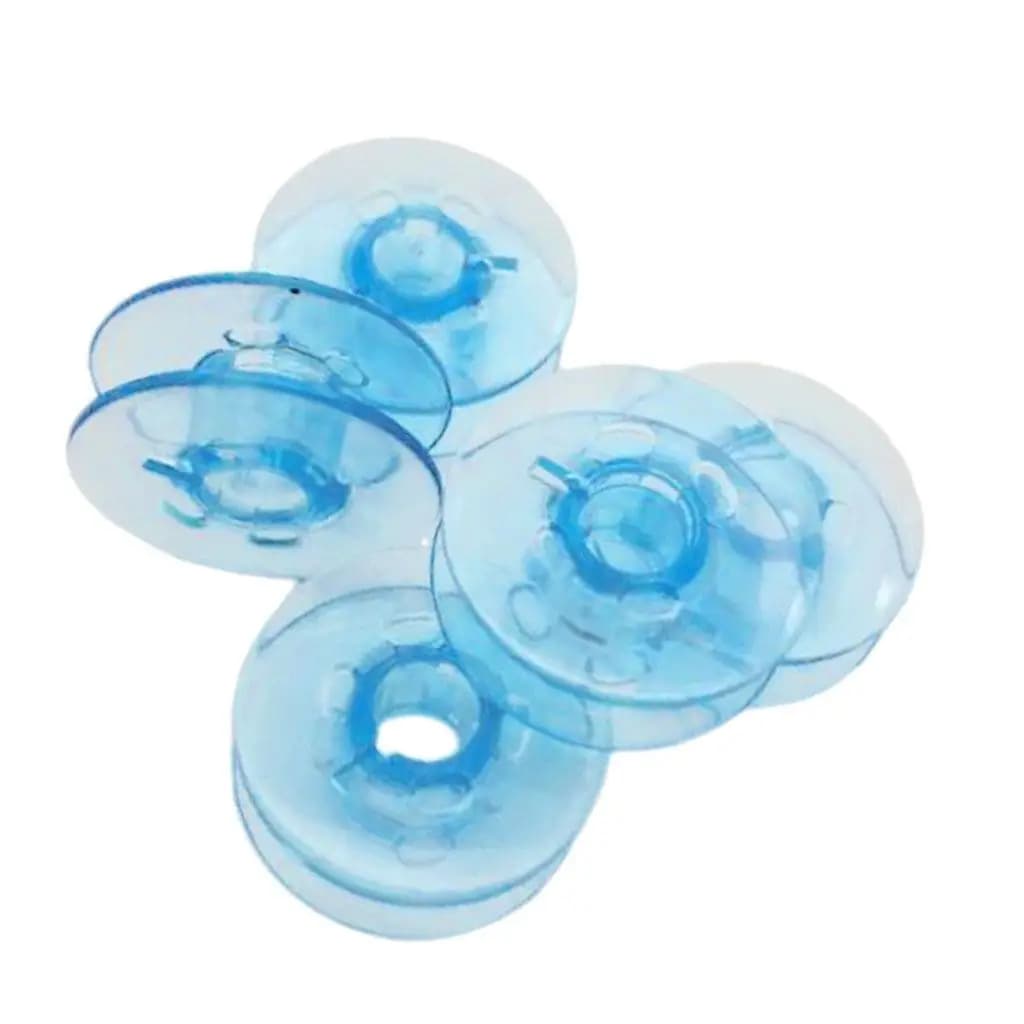Bobine di plastica blu per cucito, rocchetti di filo da 20 mm, accessori vuoti ricaricabili per macchine Pfaff 9033P
