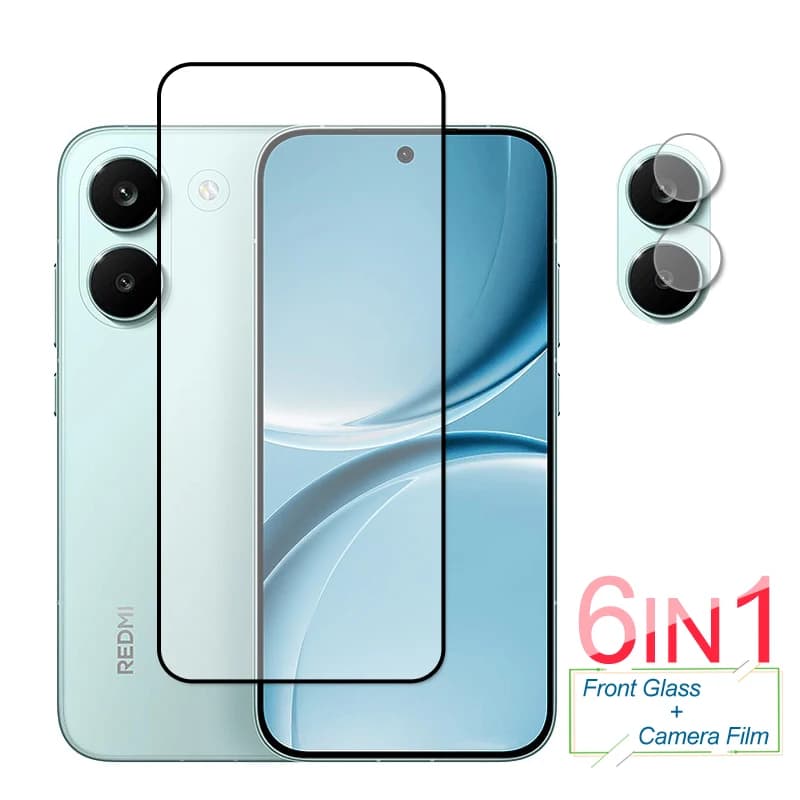 Pellicola Protettiva in Vetro Temperato Full Cover per Xiaomi Poco X8 Pro, Protezione Schermo e Fotocamera