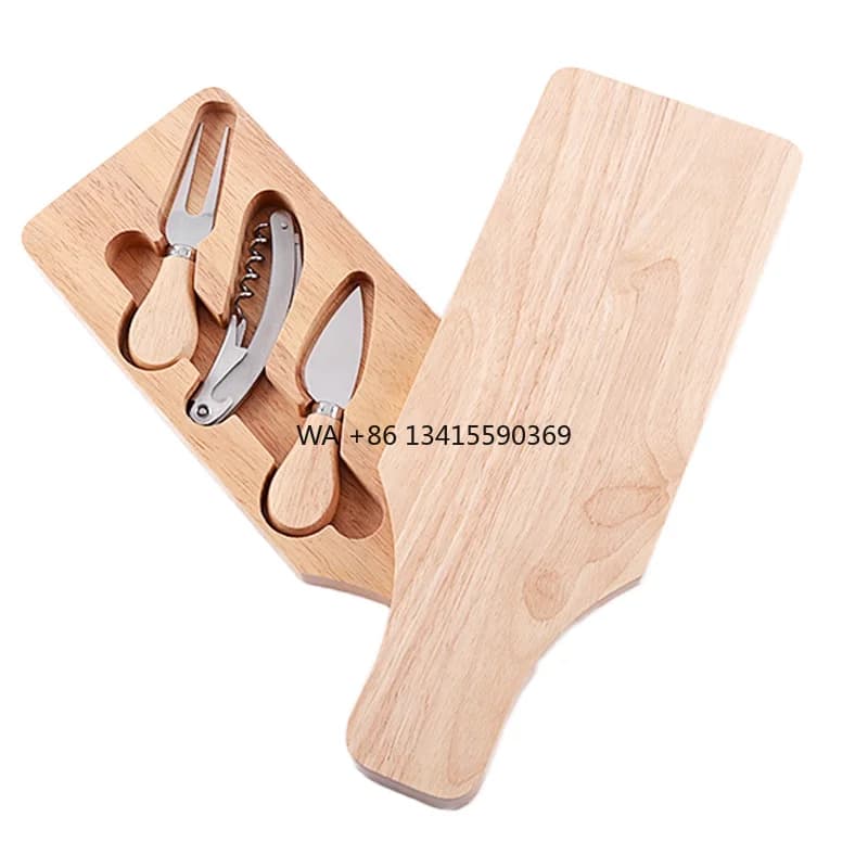 2025 Utensili da cucina Set da pizza da 3 pezzi Coltelli da formaggio in metallo con coperchio