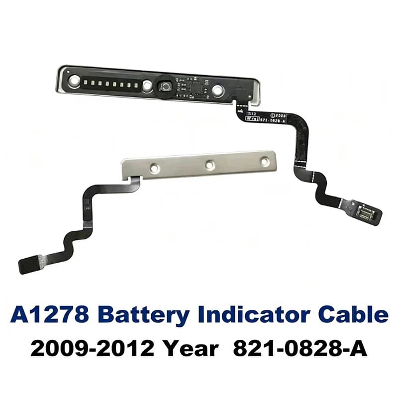Original Laptop For MacBook Pro 13" A1278 Battery Light Indicator Sleep Board Sensor Cable 821-0828-A 2009 2010 2011 2012 Year