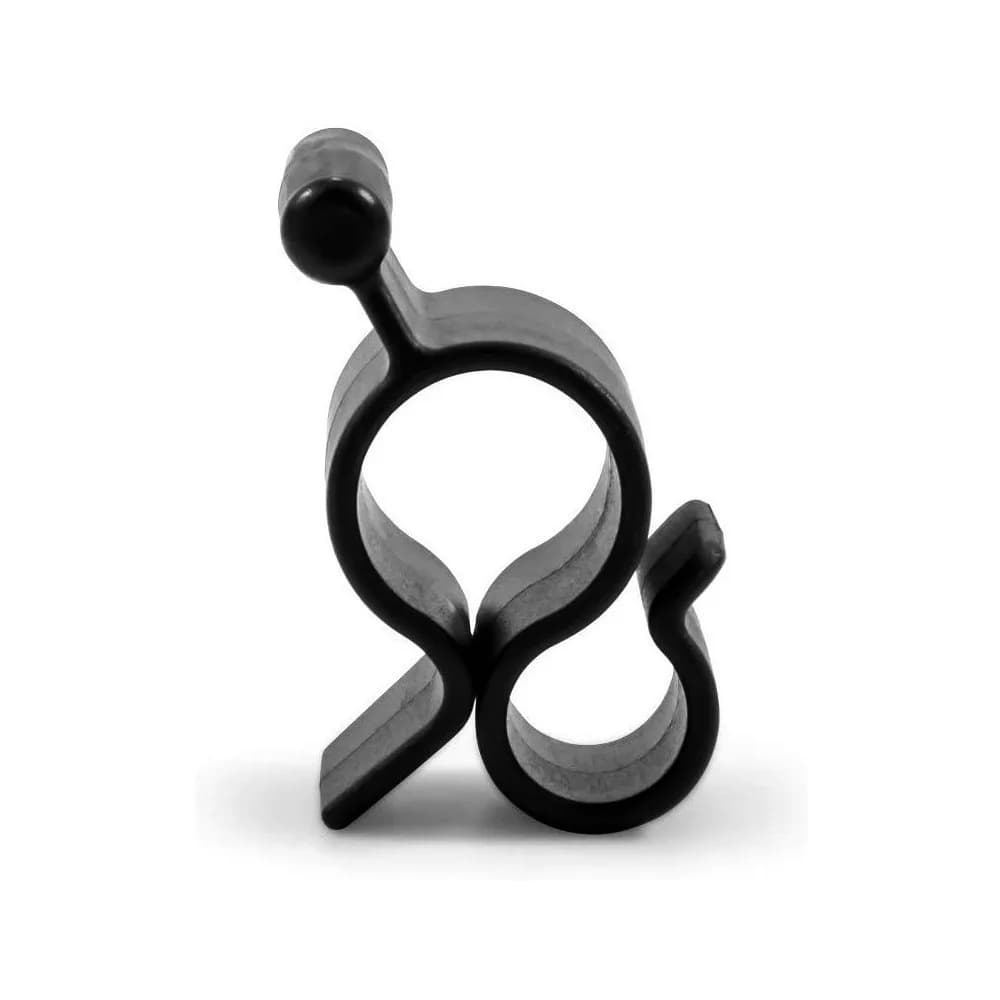 10 Pezzi Nuovi Ganci Multiuso per Tenda da Campeggio Neri 40*29mm, Clip per Caravan, Camper, Tende da Viaggio e Ganci Appendiabiti per RV