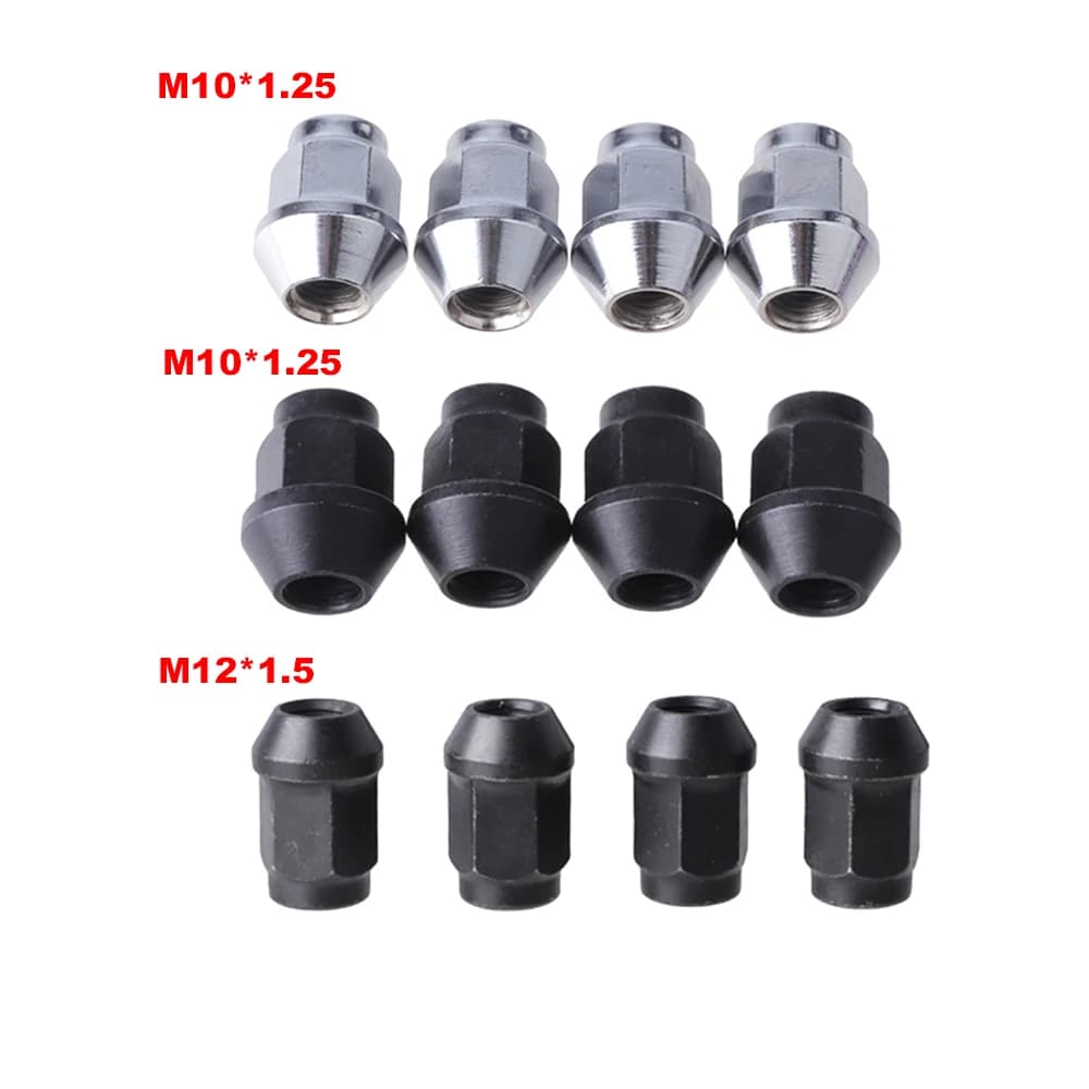 4Pc M10x1.25/M12x1.5 Lug Dado Mozzo Ruota Dado Per Huansong HS ATV Scooter Buggy UTV Quad Bike Veicolo Moto In Lega di Alluminio cerchione ruota