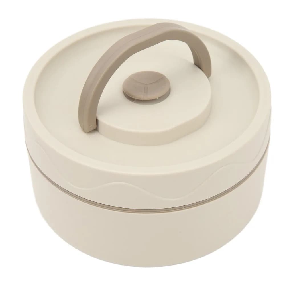 304 Stainless Steel Thermal Cooking Pot 420ml/550ml Round Shape Insulated Food Container Thermal Lunch Container For Work