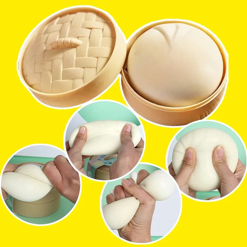 1/2/4/6pcs Gnocco Palline antistress Agitarsi Giocattolo sensoriale Spremere Palla di pasta Giocattoli antistress per Halloween Scherzo Giocattoli Regali per bambini