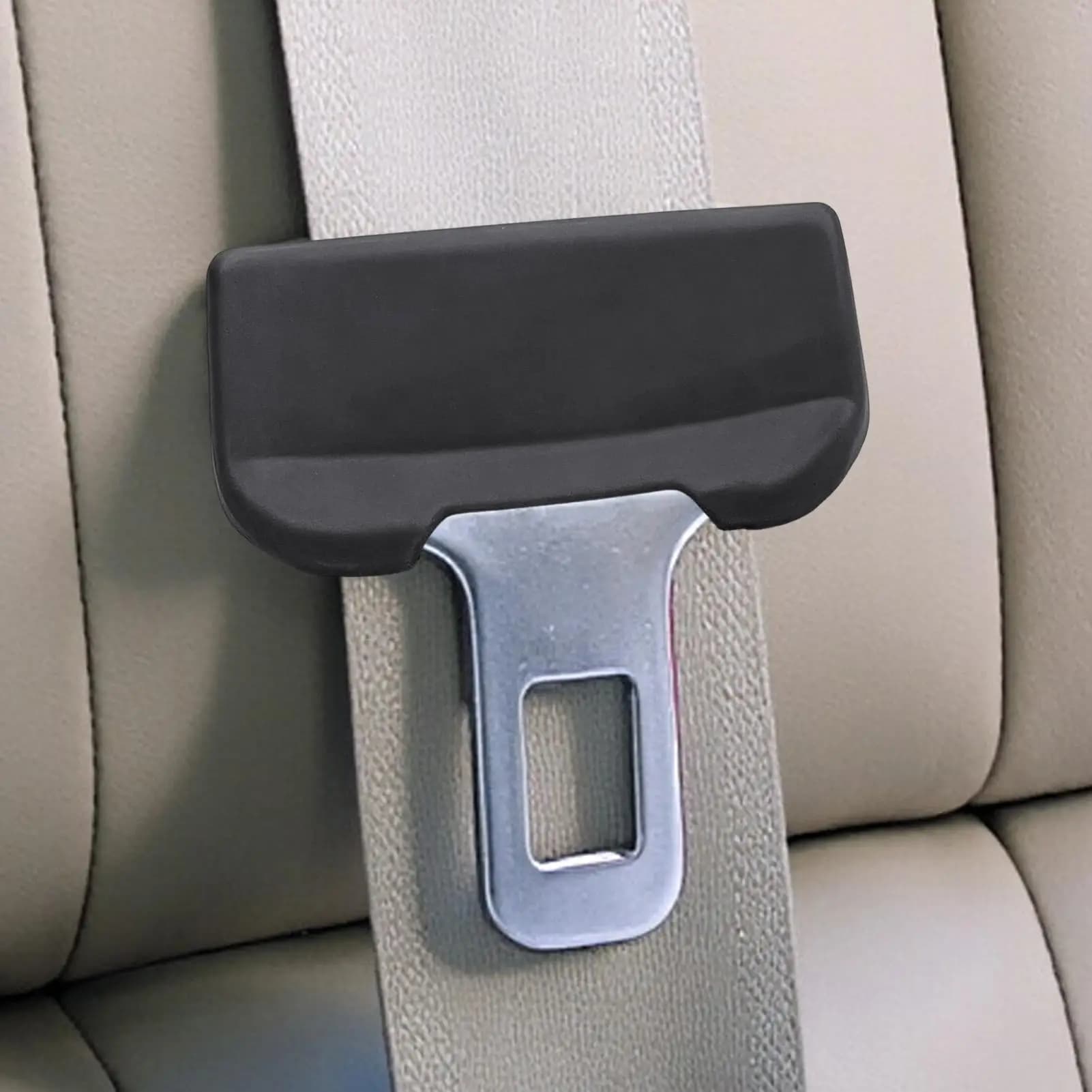 Set di 4 Copri Fibbie per Cinture di Sicurezza Auto in Silicone, Facile Installazione, Protezione Antigraffio, Copertura Morbida per Interni di Auto, SUV e Camion