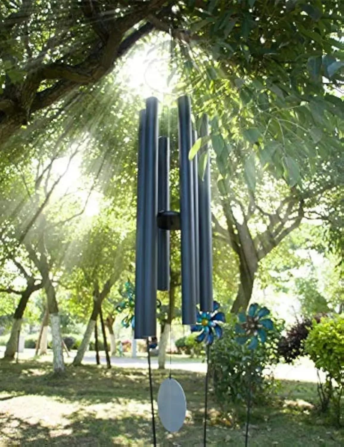 66" Extra Large Wind Chimes, Deep Tone Wind Chimes Outdoor with 6 Metal Tubes, Memorial Wind Chime for Patio Balcony Garden Home