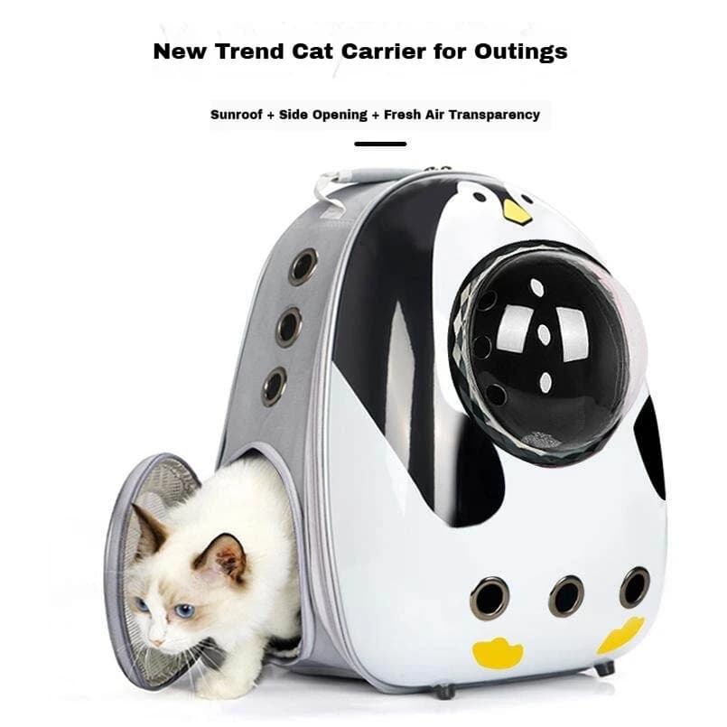 Pet Carrier Backpack Space Capsule Portable Breathable Travel Bag For Cat Small Dog Outdoor Walking Pet Supplies