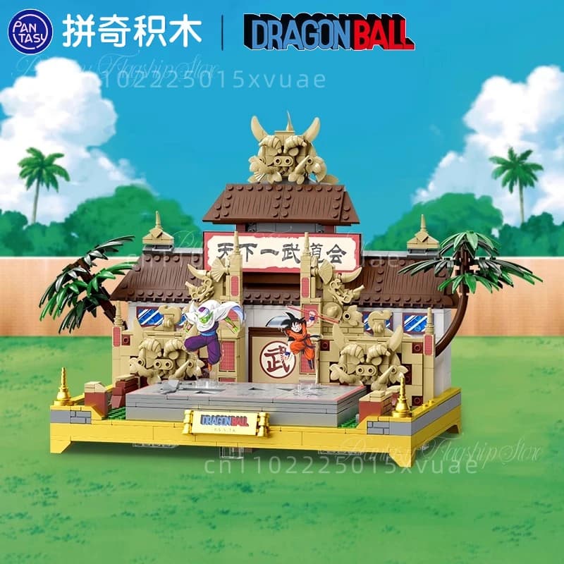 Nuovi blocchi di costruzione Pantasy Dragon Ball Numero uno del mondo Club di arti marziali Assemblaggio di giocattoli Modelli da collezione Regali di Natale
