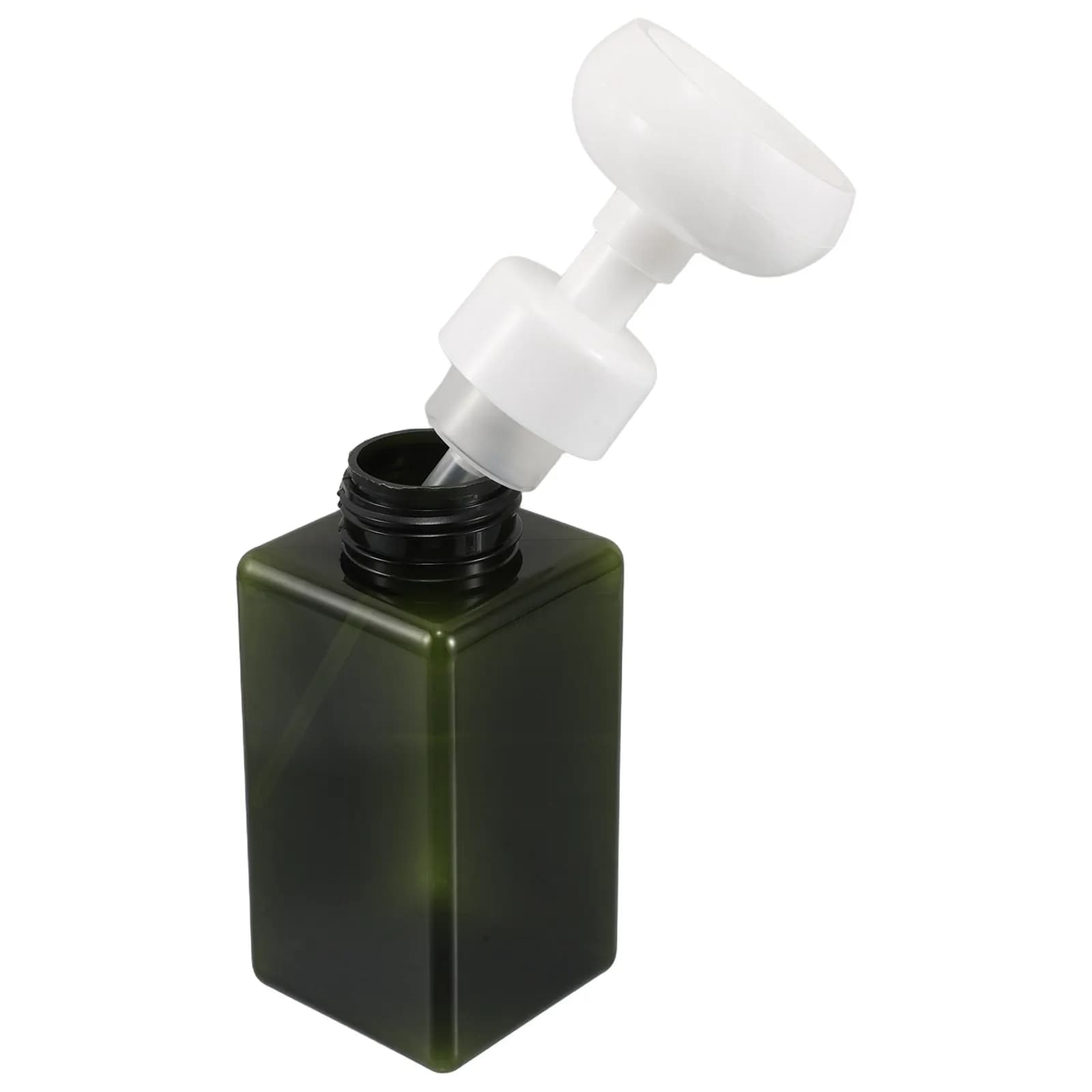 Dispenser di Sapone a Schiuma Ricaricabile a Forma di Fiore, Bottiglia Portatile con Pompa per Bagno, Cucina e Viaggio, per Shampoo