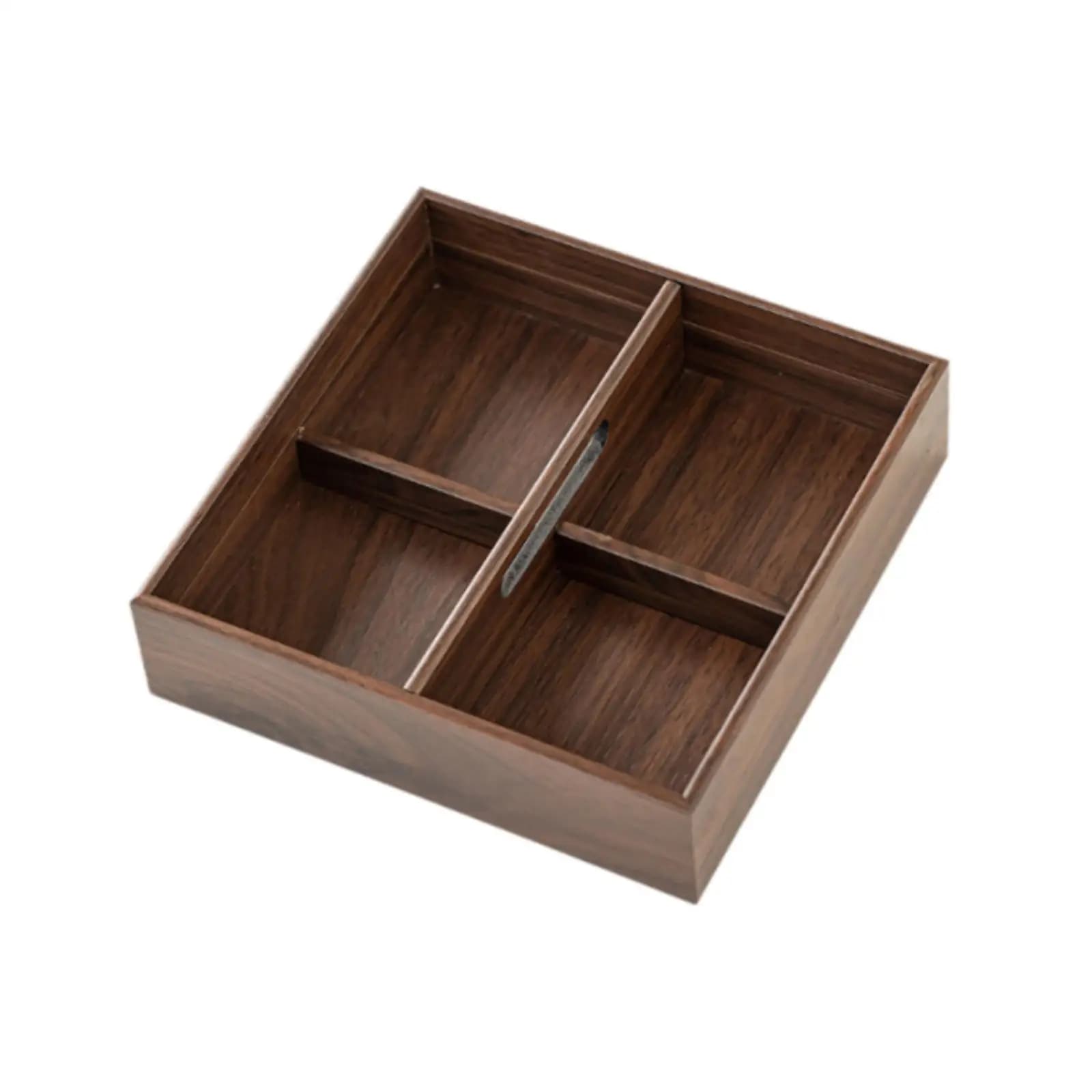 Snack Candy Tray Dried Fruit Box Creative Multifunctional Wood Reusable Nuts
