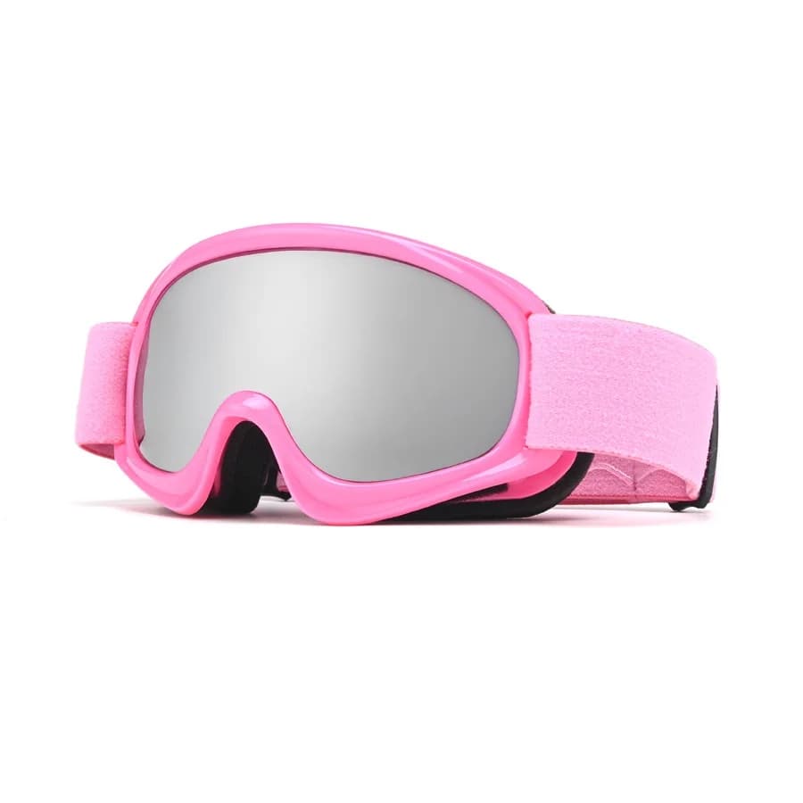 Kids Professional Trendy Colorful Ski Goggles Anti-Fog Wind-Dust-Proof Eyewear for Skiing Snow Outdoor Sports