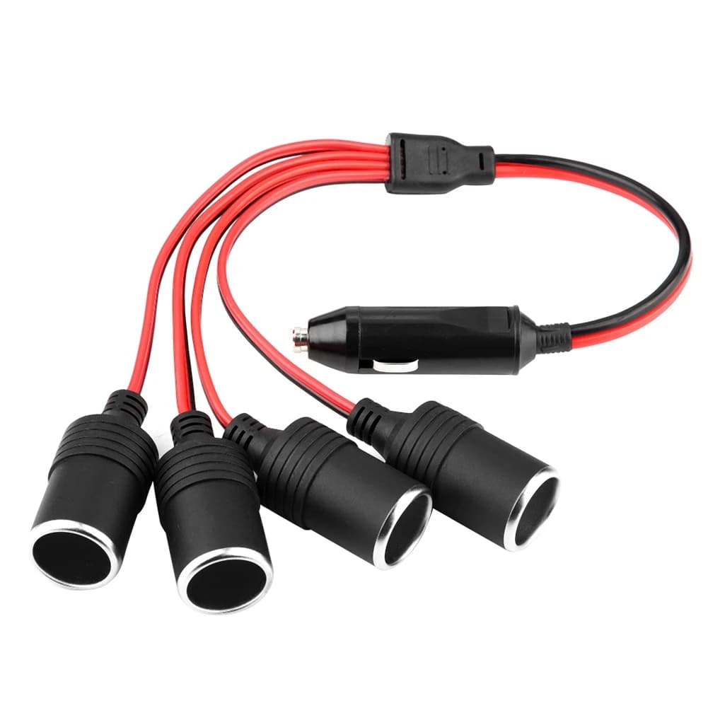 Adattatore splitter per presa accendisigari per caricabatteria da auto a 4 vie ad alta potenza Nuovo