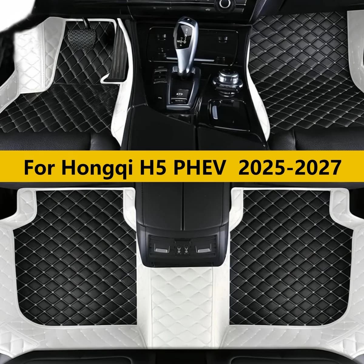 Car Floor Mats For Hongqi H5 PHEV 2025 2026 2027 Auto Front & Rear Row Full Set Carpet Pads Foot Matts Rugs