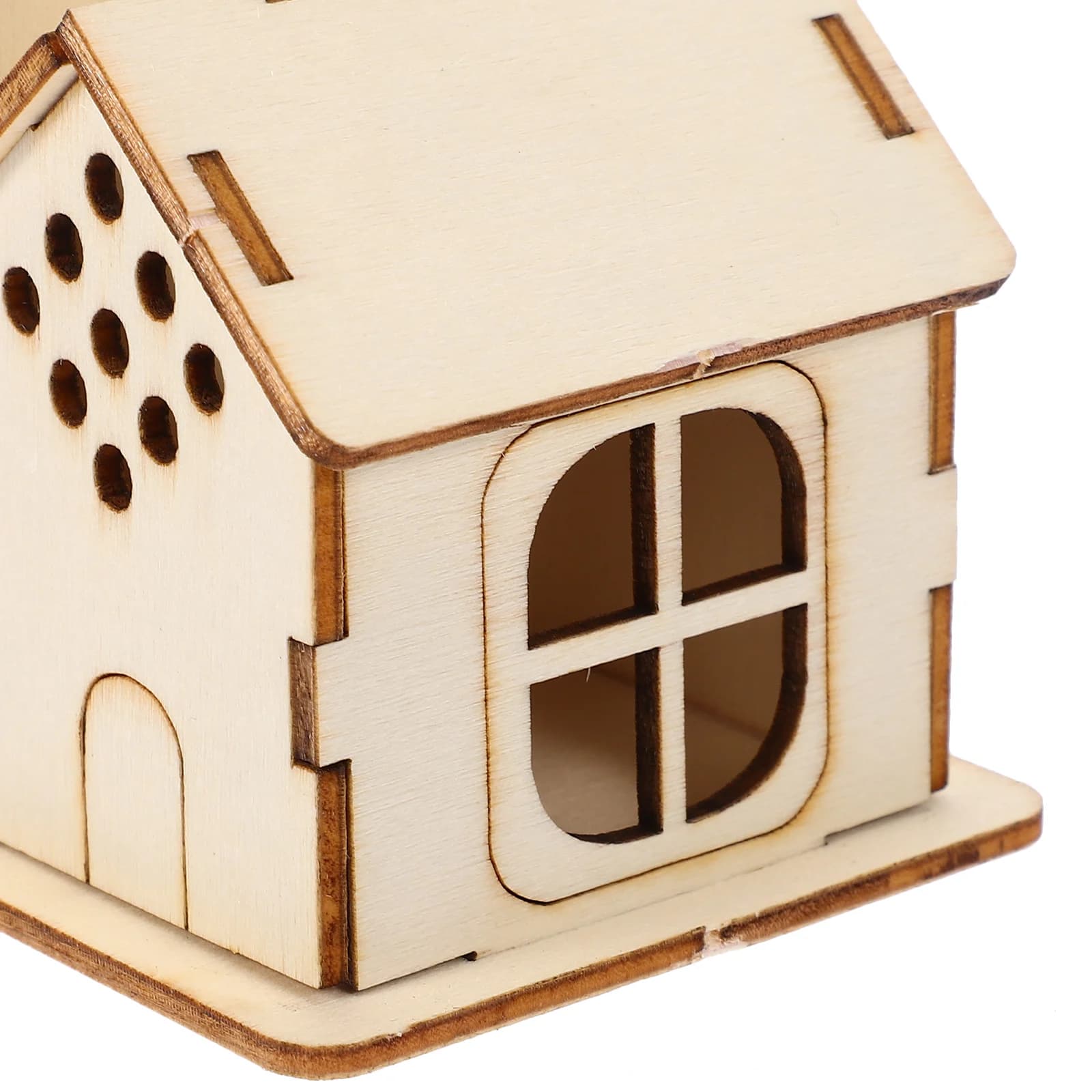 Kit Educativo Fai-da-Te Mulino a Vento Solare Casa in Legno Esperimento Scientifico Assemblaggio Autonomo