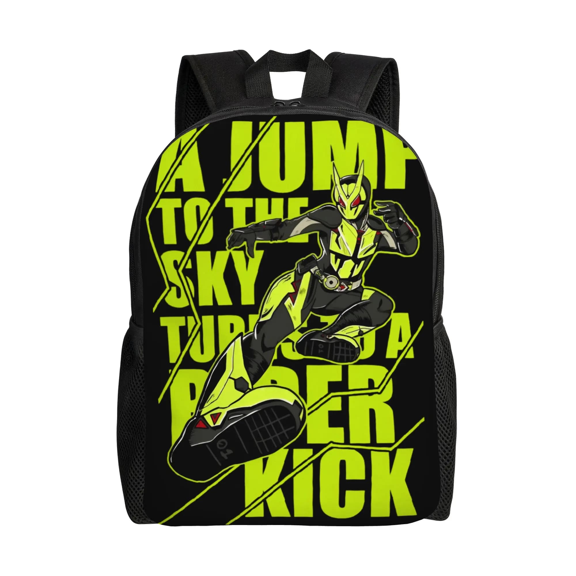 Kamen Riders Backpack for Women Men Water Resistant College School Anime Bag Printing Bookbag