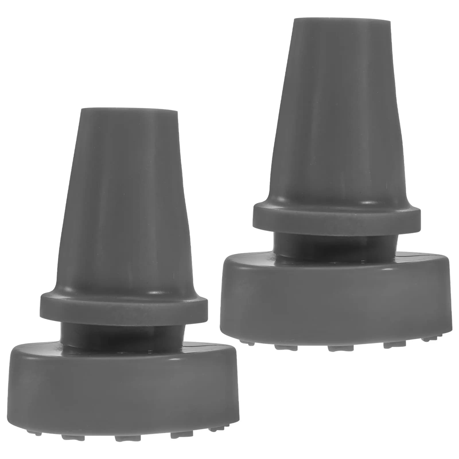 2 Pezzi Punte in Gomma Antiscivolo da 19 mm per Bastoni da Trekking, Bastoni da Escursionismo, Ghiere, Protezioni per Punte di Alpenstock, Miglioratori di Attrito a Terra, Eco