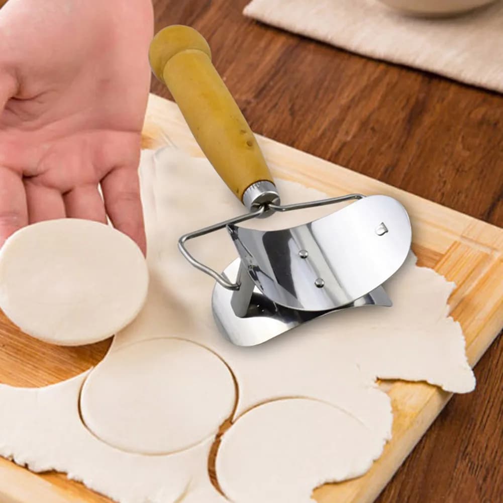 Pressa per gnocchi da cucina pressa per pasta per gnocchi torta per Ravioli stampo per cottura strumenti per pasticceria 7CM taglierina di forma rotonda in acciaio inossidabile
