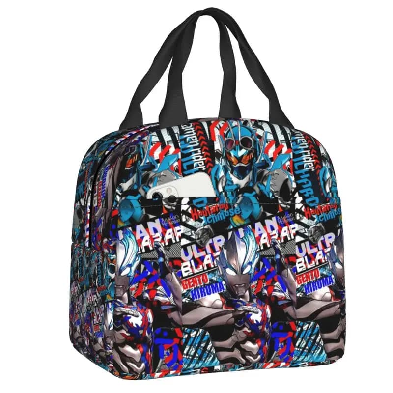 Borsa termica per il pranzo personalizzata Ultramanes Anime per le donne Borsa termica riutilizzabile Bento Box da campeggio all'aperto