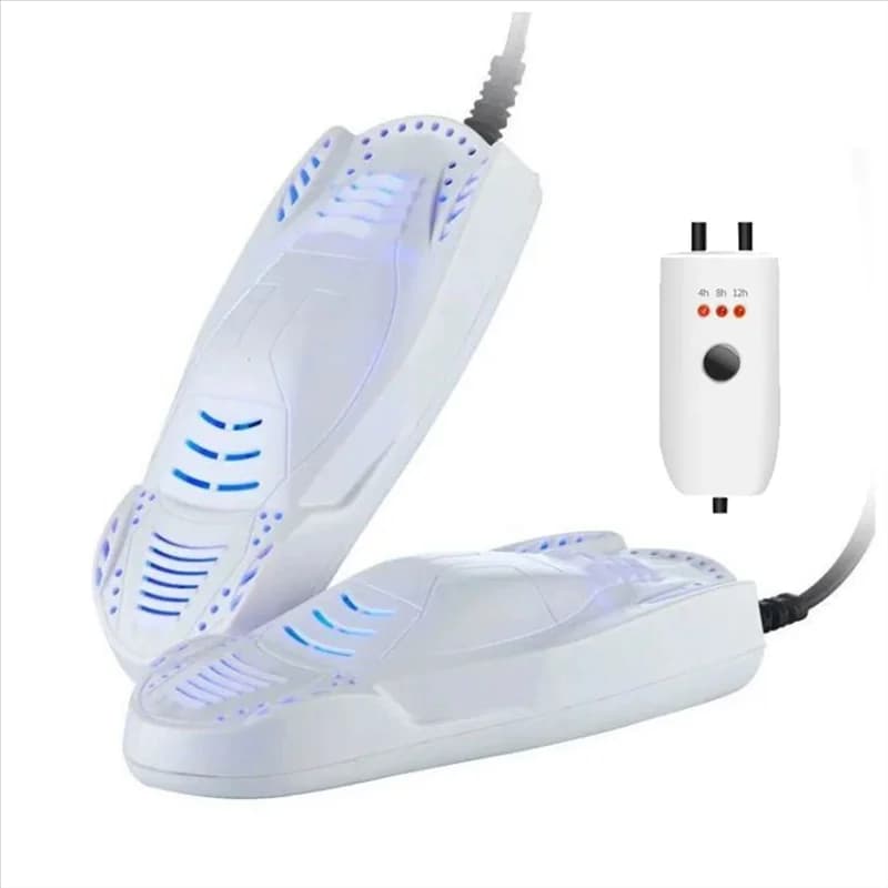 Scaldapiedi Elettrico ABVI con Timer, Deodorante e Deumidificatore per Scarponi da Sci e Stivali da Lavoro, Modello B EU